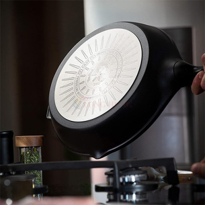 Chảo đúc nướng Tefal Robusto có miệng rót - Hàng chính hãng