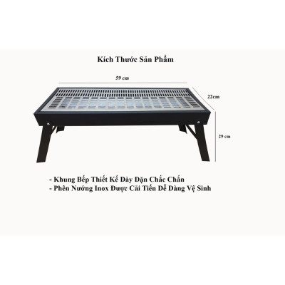 Bếp Nướng Than Hoa Phiên Bản Cải Tiến Loại Dài 2023 Chống Cháy Thực Phẩm, An Toàn Sức Khỏe, Không Cần Quạt, Bếp Nướng Không Khói, Bếp Nướng Ngoài Trời, Bếp Nướng Than Hoa Vuông