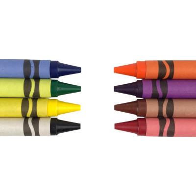 Hộp 8 Bút Sáp Màu Crayon - Crayola 523008