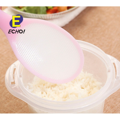Muôi Cơm Chống Dính Tự Đứng Thông Minh & Kháng Khuẩn Cao Cấp Echo Metal 21cm