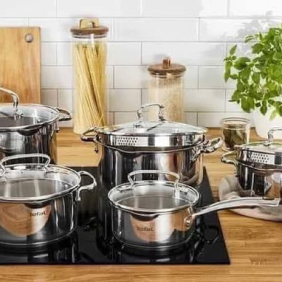 BỘ 5 NỒI INOX CAO CẤP TEFAL DUETTO PLUS G719SA55 Hàng chính hãng