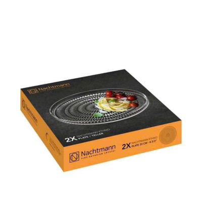 Set 2 khay tròn Nachtmann ethno 22cm Hàng chính hãng