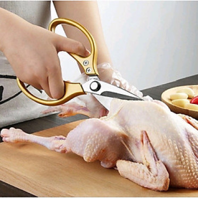 Kéo SK5 Kéo cắt đa năng siêu bén , dùng trong nhà bếp cắt thực phẩm , lưỡi thép , cán hợp kim nhôm cao cấp , phù hợp với mọi gia đình