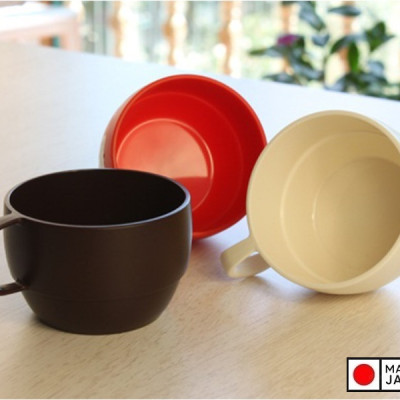 Bộ 3 cốc uống nước cao cấp Inomata tiện dụng (màu nâu) - Hàng nội địa Nhật