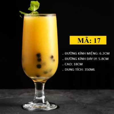 Ly thủy tinh kiểu dáng cao cấp sang trọng
