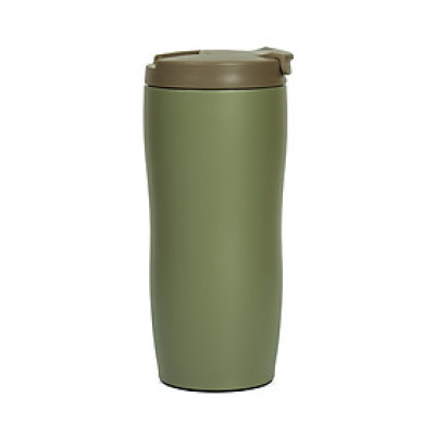 Ly Cốc Inox Giữ Nhiệt Nóng Lạnh, Có Nắp Nhựa PP Tiện Lợi, Dung Tích 360ml, Màu Xanh Lá ANNI