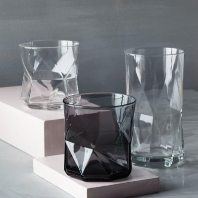 Bộ 12 ly thủy tinh Cassiopea 320ml màu khói -  Bormioli Rocco - Italy