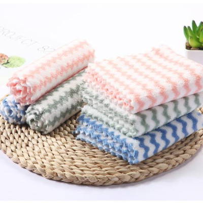 Khăn Lau Đa Năng Nhà Bếp 22x22 cm Sọc Vằn - Giao Màu Ngẫu Nhiên