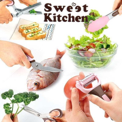Kéo cắt gà vạn năng Hirosho Sweet Kitchen - Hàng nội địa Nhật Bản |#Nhập khẩu chính hãng|