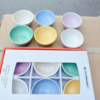Set 6 bát chấm cầu vồng Le Creuset Sorbet Đường kính 7cm