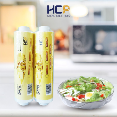 Lõi Màng Bọc Thực Phẩm PE SATIS 30cm x 400m Không Chứa Chất Phụ Gia Gây Hại Sức Khỏe Dùng Được Cho Lò Vi Sóng