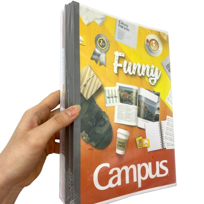 Vở Campus Gift Kẻ Ngang 200 Trang B5S NB-BSGIF200 - Màu Cam