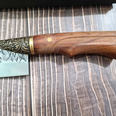 DAO BẾP - DAO THÁI HOA VĂN KHÂU ĐỒNG MÃ A4 DT157 NT topcomshop vn