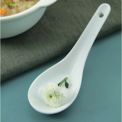 Thìa lỗ sứ cao cấp Long Phương Thìa ăn cơm bằng sứ