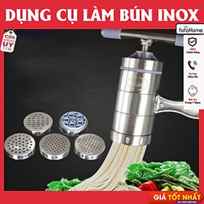 Khuôn Làm Bún Tươi Bằng Inox Cao Cấp An Toàn Vệ Sinh - Khuôn Làm Bánh Canh, Bánh Lọt, Sợi Bún