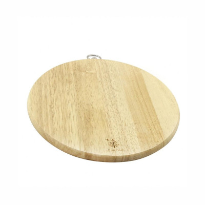 Thớt gỗ hình tròn, có khoen xoay tiện lợi | Gỗ Đức Thành - 02051 | Đạt tiêu chuẩn vệ sinh an toàn thực phẩm
