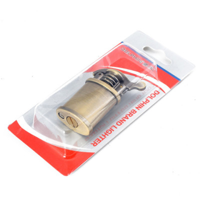 Vỏ Hột Quẹt Bật Lửa Xăng Đá Dolphin HY702 Thiết Kế Độc Lạ Nhỏ Gọn - Dùng Xăng Bấc Đá Cao Cấp