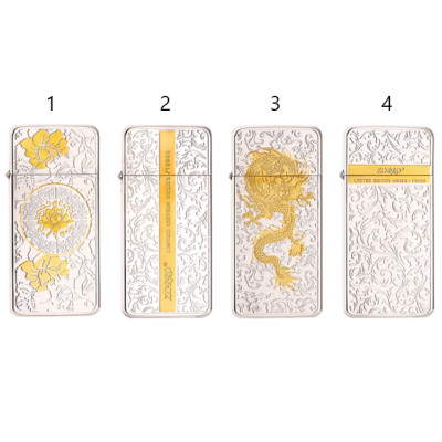 Vỏ Hột Quẹt Bật Lửa Zorro ZS5 Khắc họa tiết hoa văn đẹp độc lạ - Dùng Xăng Đá Cao Cấp