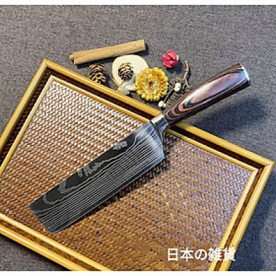 3 KIỂU MẪU DAO BẾP NHẬT SANTOKU THÉP DAMASCUS NHẬT BẢN CAO CẤP