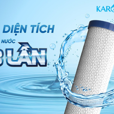 Lõi Lọc Thô KAROFI SMAX PRO 1,2,3 - Hàng Chính Hãng