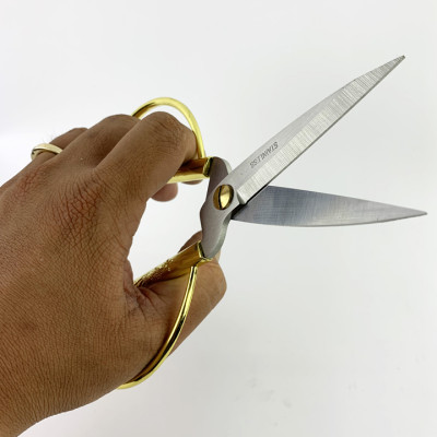 Kéo cắt vải, vật dụng gia đình hoa văn chạm khắc rồng phượng cao cấp