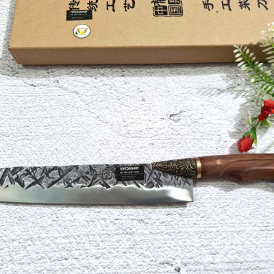 DAO BẾP - DAO THÁI HOA VĂN KHÂU ĐỒNG MÃ DT157