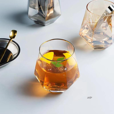 CỐC THỦY TINH LỤC GIÁC | 6 LY TT CHỊU NHIỆT BOROSILICATE CAO CẤP | CỐC LỤC NĂNG TRONG SUỐT