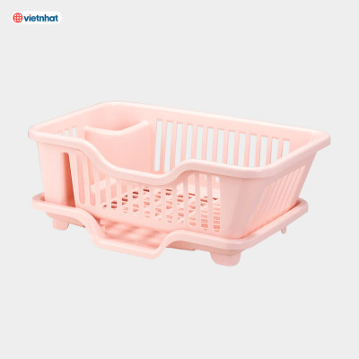 Rổ úp chén bát tiện ích Việt Nhật 44x27.5x17 (cm) - Hàng chính hãng