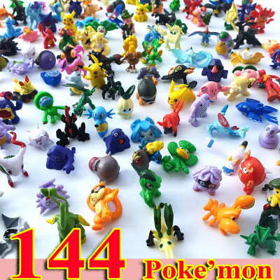 Bộ sưu tập mô hình đồ chơi Pokemon 144 chi tiết (bộ đủ không trùng nhau), màu sơn đẹp, ít lem màu, làm vật trang trí bàn học, bàn làm việc, làm quà tặng, làm đồ chơi Pokemon nhập vai, kích thích trí tưởng tượng cho các bé