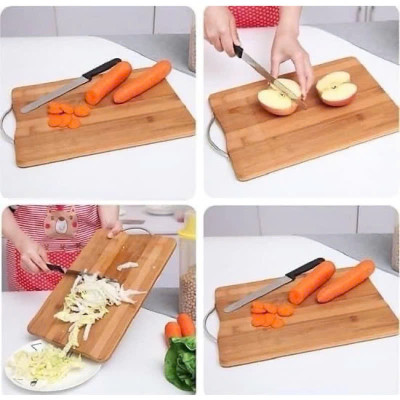 Thớt tre trúc tự nhiên ECO an toàn cho người sử dụng, thân thiện với môi trường, decor nhà bếp phong cách vintage- Bamboo Cutting board 