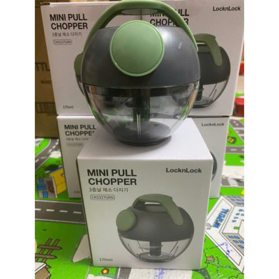 Dụng Cụ Băm Nhỏ Rau Củ Quả, Xay Tỏi Ớt Mini LocknLock CKS327GRN (hàng chính hãng)