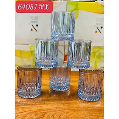 BỘ 6 CỐC THỦY TINH UỐNG NƯỚC MẠ XANH CHỊU NHIỆT CAO CẤP