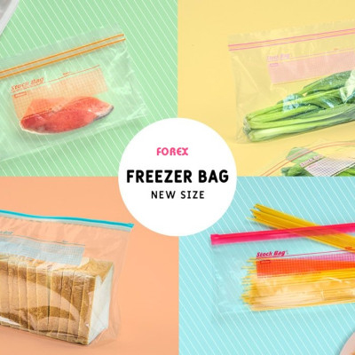 Combo 2 set túi Zip đựng & bảo quản thực phẩm - nội địa Nhật Bản ( 16 chiếc size M + 12 chiếc size L)