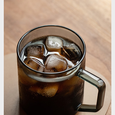 Ly thủy tinh uống trà cà phê 360ml CAFE DE KONA