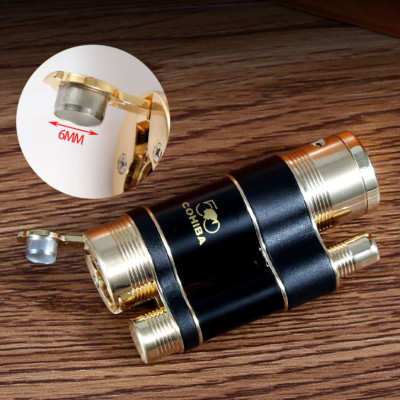 Vỏ Hột Quẹt Bật Lửa Khò 3 Tia Kiêm Đục  COB127 Đẹp Độc Lạ Lửa Khò Mạnh Mẽ - Dùng Gas Cao Cấp