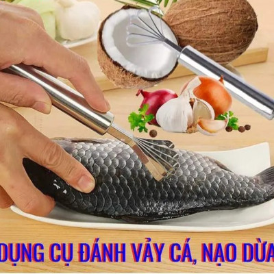 Dụng cụ đánh vảy cá, nạo dừa chuyên dụng - Henrysa