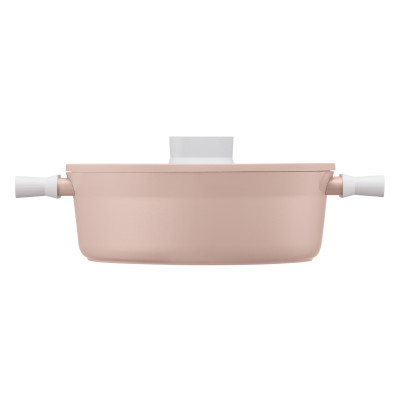 Nồi Thấp Suit LocknLock CSU1242PIK – 24cm - Màu Pink