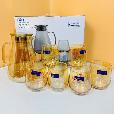 Bộ Cốc Bình Gosu GPH32 Chất Liệu Thủy Tinh Cao Cấp An Toàn Chịu Nhiệt Tốt