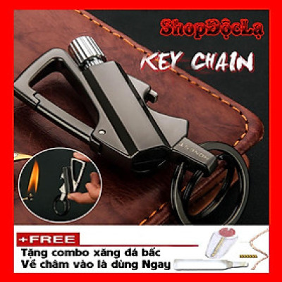 Vỏ Hột Quẹt Bật Lửa Móc Khóa Diêm Xăng Vĩnh Cửu Honest BCK2 – Kiêm Móc Khóa