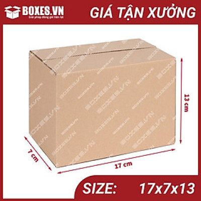 17x7x13 Combo 100 hộp Carton đóng gói hàng giá tại xưởng