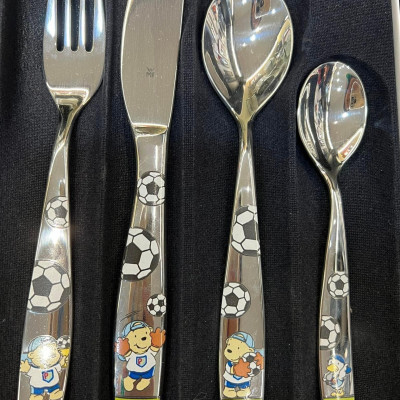 Set dao thìa dĩa WMF PITZELPATZ SOCCER trẻ em siêu xịn Hàng chính hãng