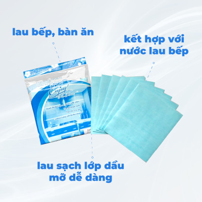 Khăn lau bếp ENJOY for house, vải không dệt, dùng một lần, mềm mịn, dễ hút nước, độ đàn hồi tốt, khó rách