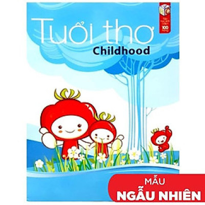 Tập Học Sinh 4 Ô Ly 100 Trang ĐL 80g/m2 - Giấy Ford - FAHASA - Tuổi Thơ (Mẫu Màu Giao Ngẫu Nhiên)