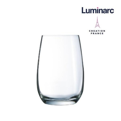 Ly Cao Uống Nước Thủy Tinh Luminarc Mineral 370ML - bộ 6 ly - H5692