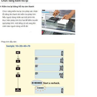 Máy Tính Để Bàn Casio DJ-220DPLUS