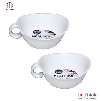 Combo 02 Bát ăn cho bé có quai cầm Kokubo Meal Bowl φ15cm - Made in Japan