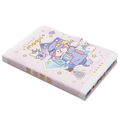 Sổ Bìa Da Kẻ Ngang 128 Trang HSPU-3661 - Màu Hồng