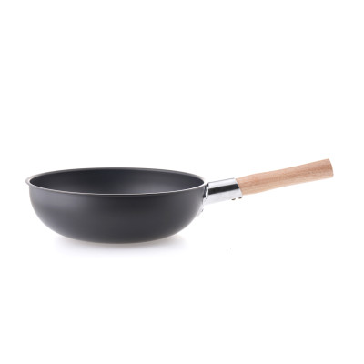 Chảo sâu lòng cán gỗ 32
