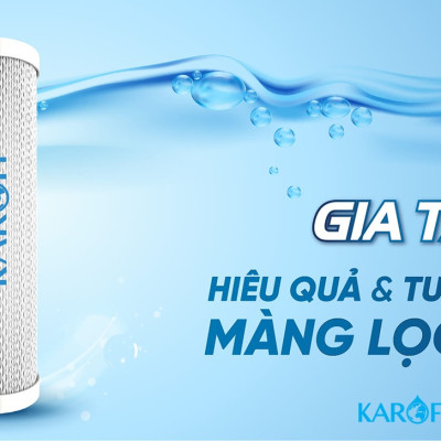 Combo 3 Lõi Lọc Thô KAROFI SMAX PRO 1,2,3 - Hàng Chính Hãng