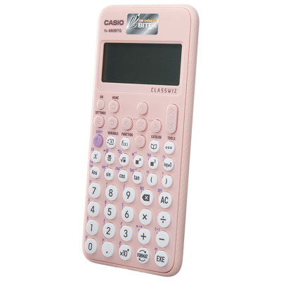 Máy Tính CASIO FX-880BTG - Màu Hồng